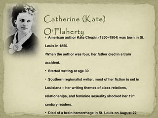 Реферат: Kate Chopin Essay Research Paper Kate Chopin 2
